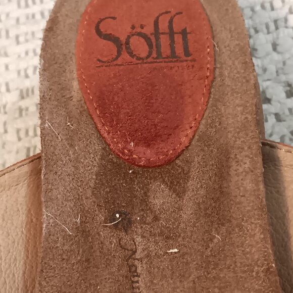 Sofft women's cardinal red suede leather adjustable slide sandals sz 8 Medium - Picture 13 of 15